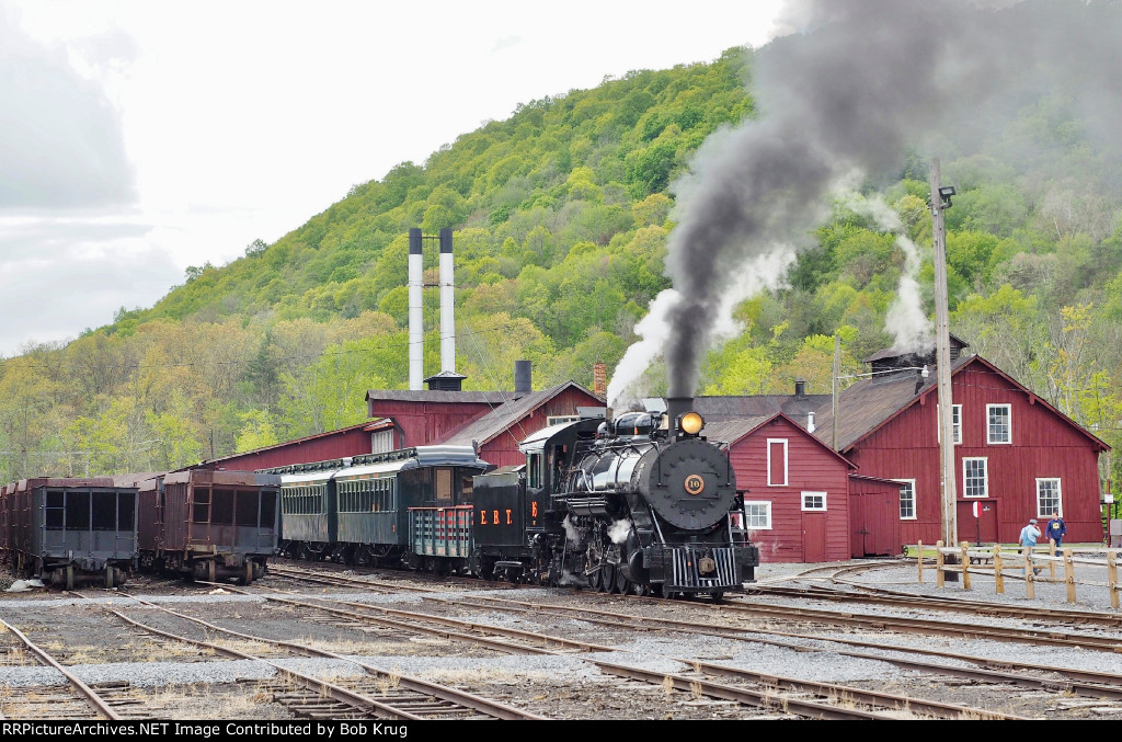 EBT 16 facing north in the yard and shop complex